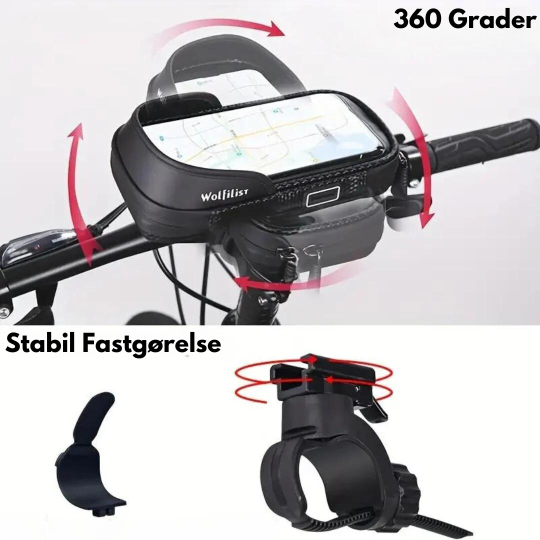 OutdoorHaven - Cykeltelefonholder - Vandtæt