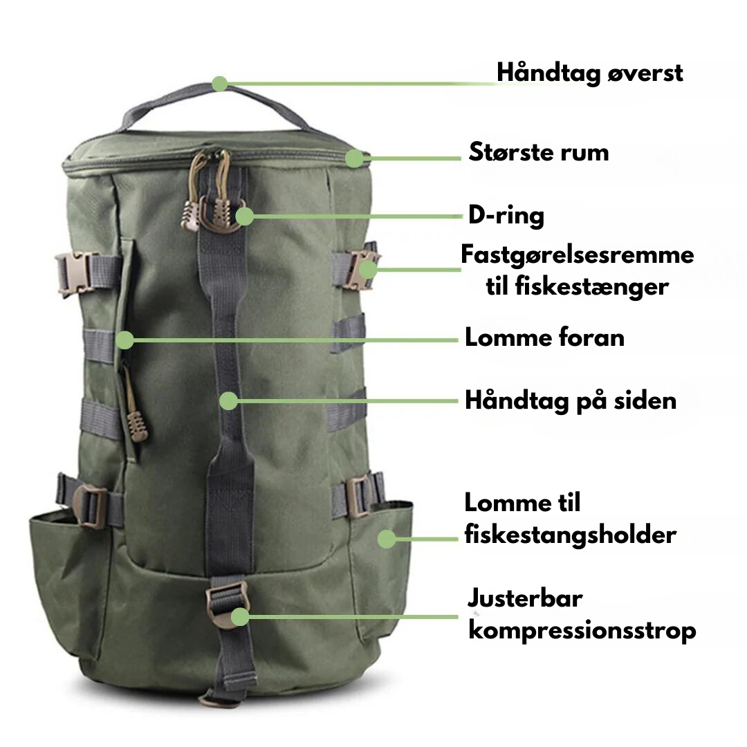 Rygsække - Fiskeri - Stangholdere