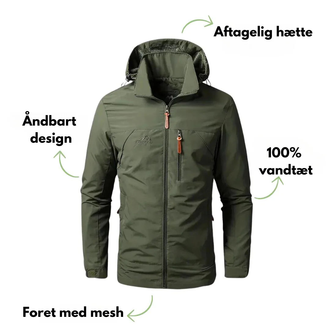Varsity-jakke - Utendørs - 100 % vann- og vindtett