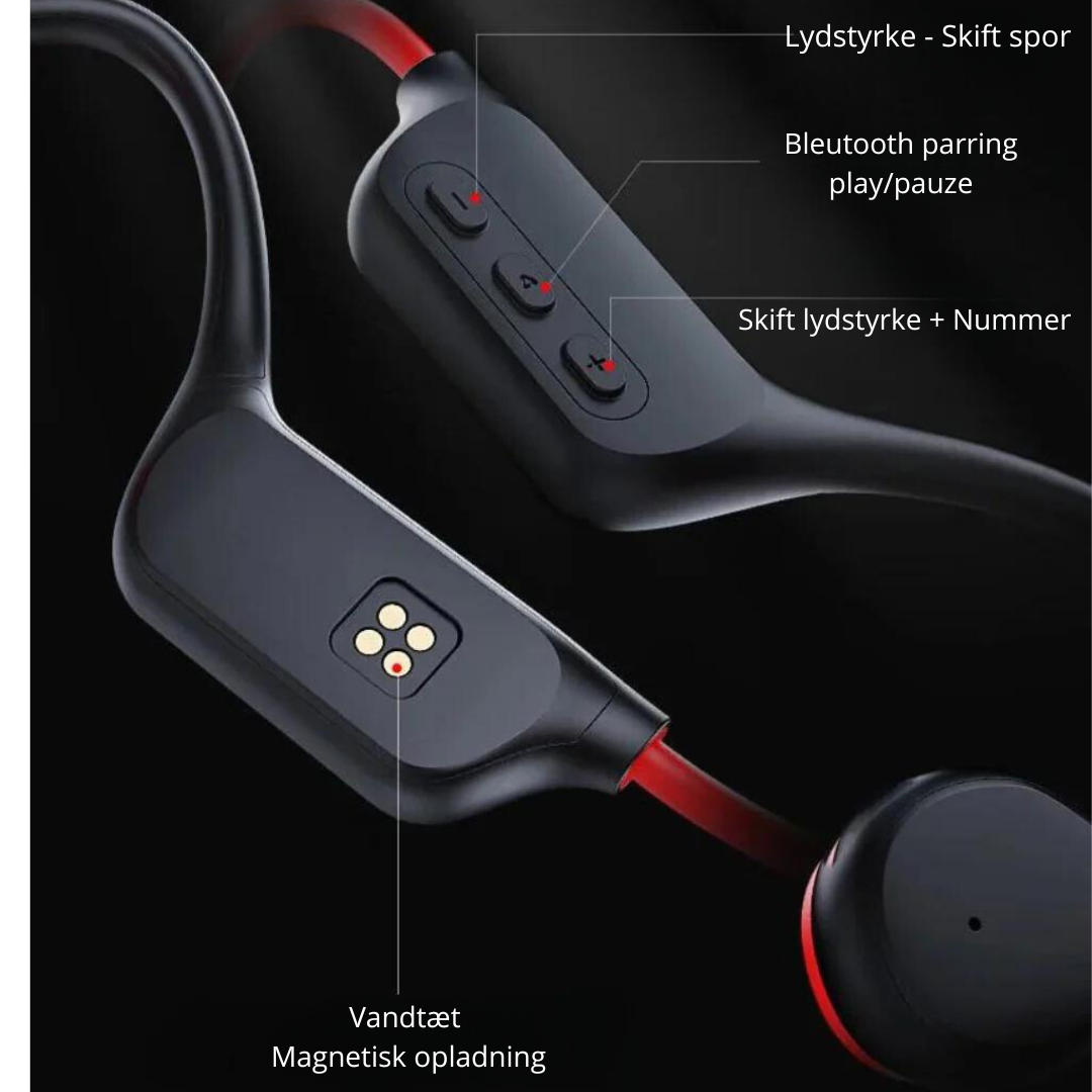 Bone-conduction Headphone - Sikker cykling og løb
