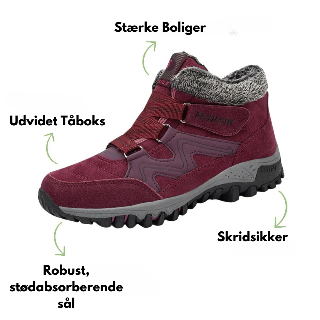 Vandrestøvler til kvinder - Ortopædisk - Polstret