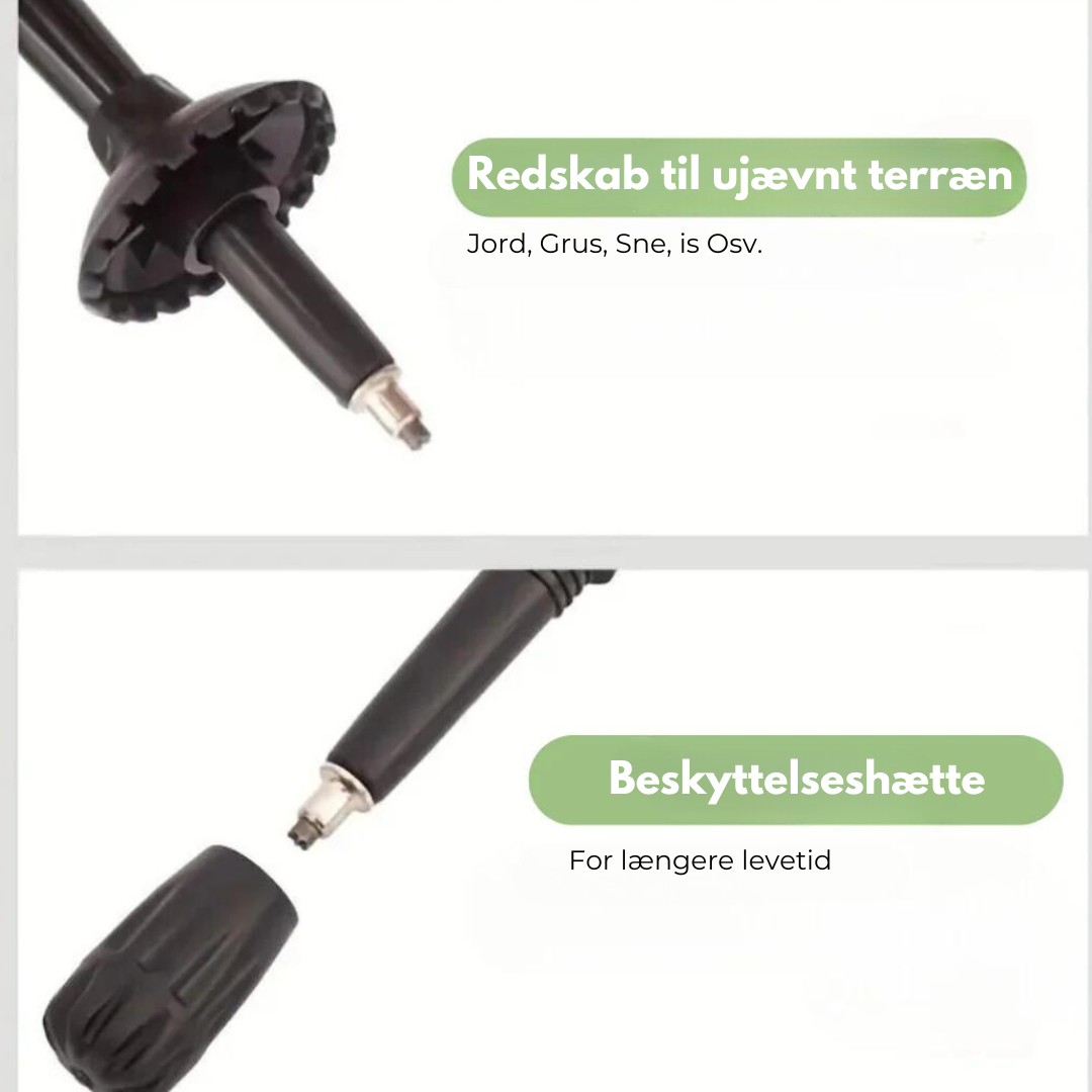 Sammenklappelig vandrestok - Alt terræn