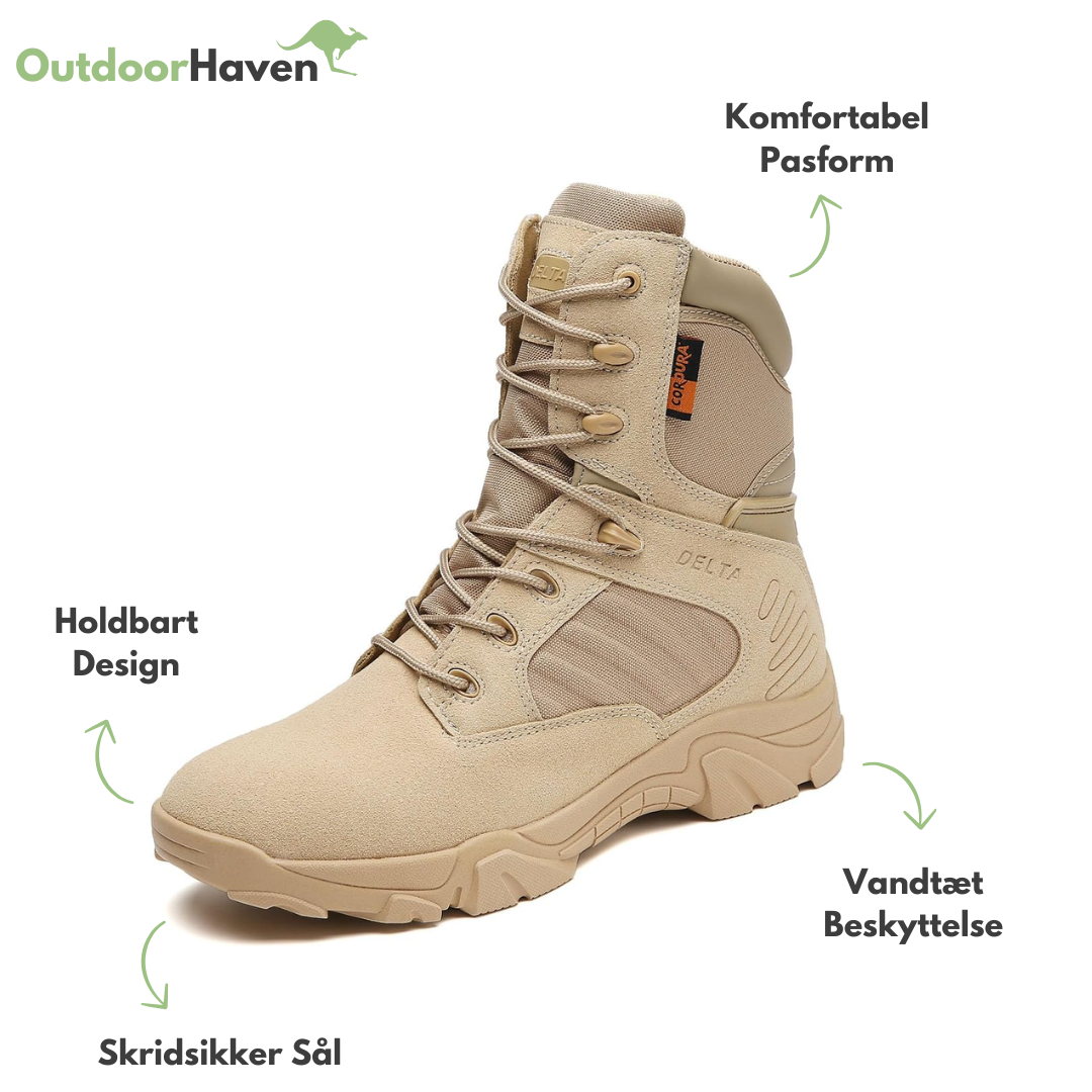 Herre Militærstøvler - Vandtætte - Udendørs