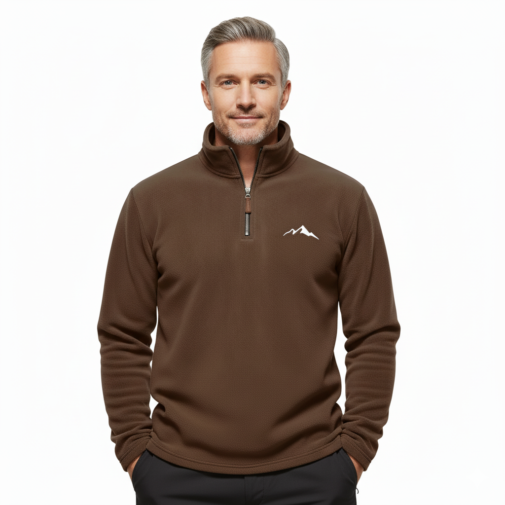 Fleece Trøje – Half Zip – Herre Sweatshirt