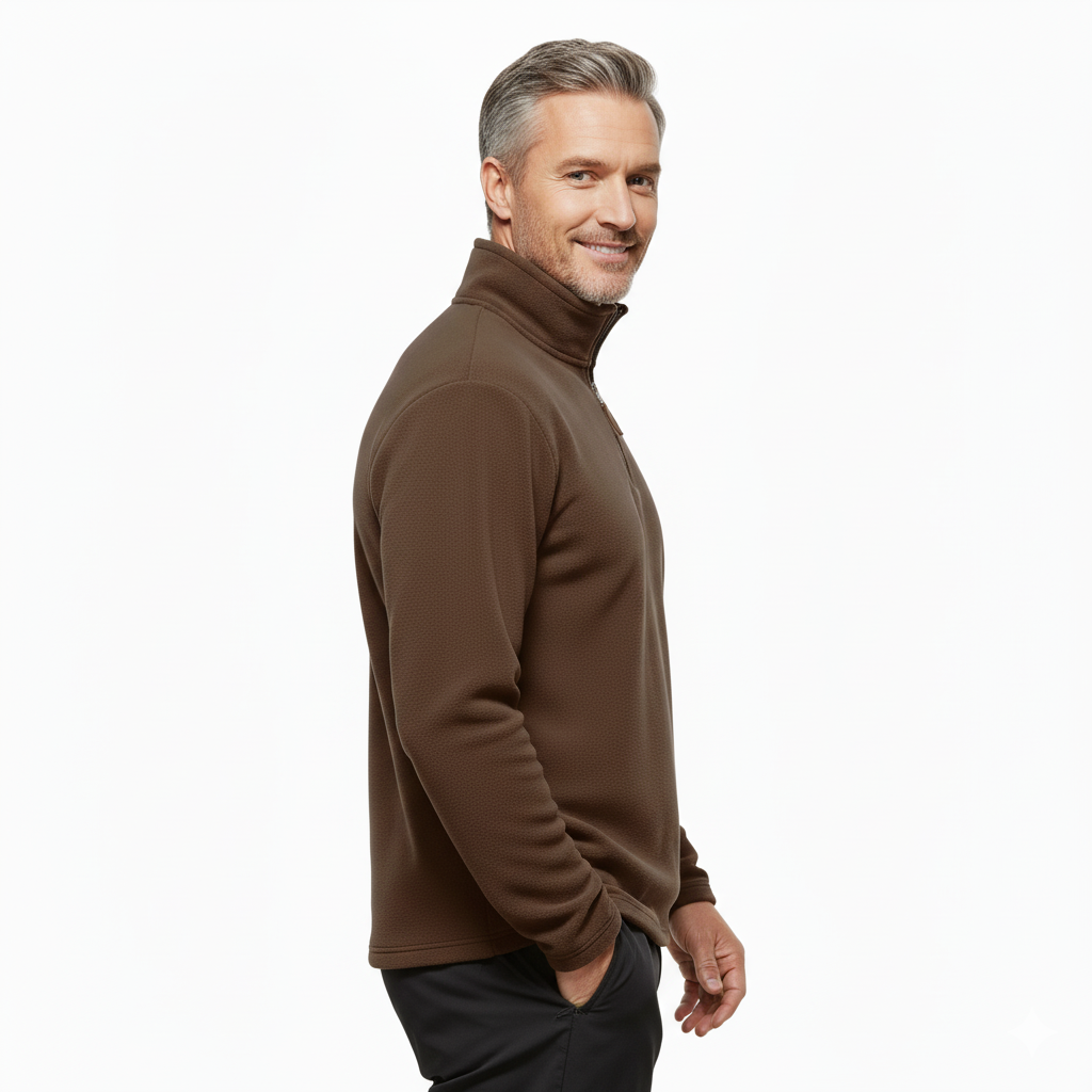 Fleece Trøje – Half Zip – Herre Sweatshirt