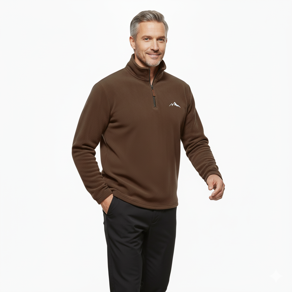 Fleece Trøje – Half Zip – Herre Sweatshirt