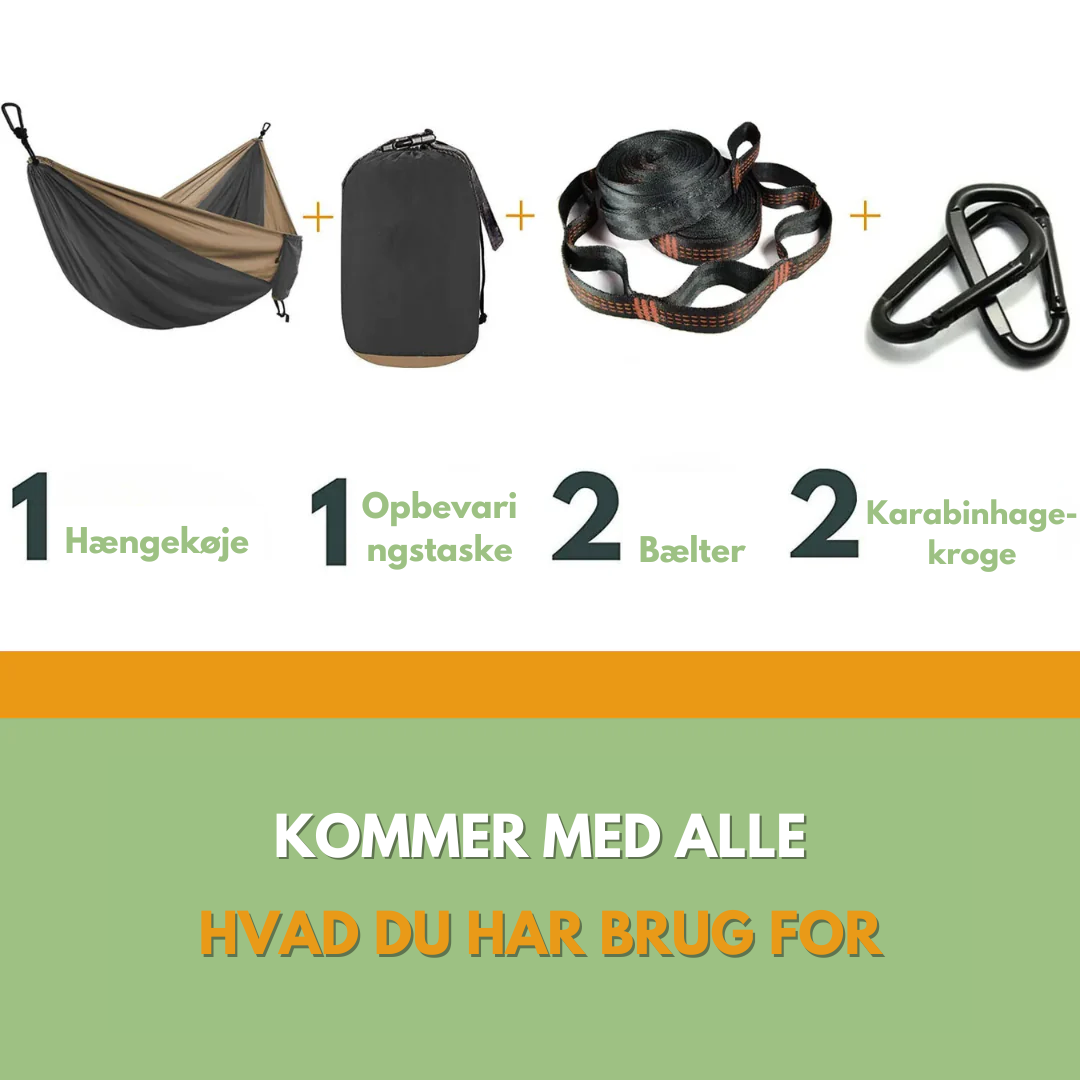 Faldskærmshængekøje - XXL - Letvægt