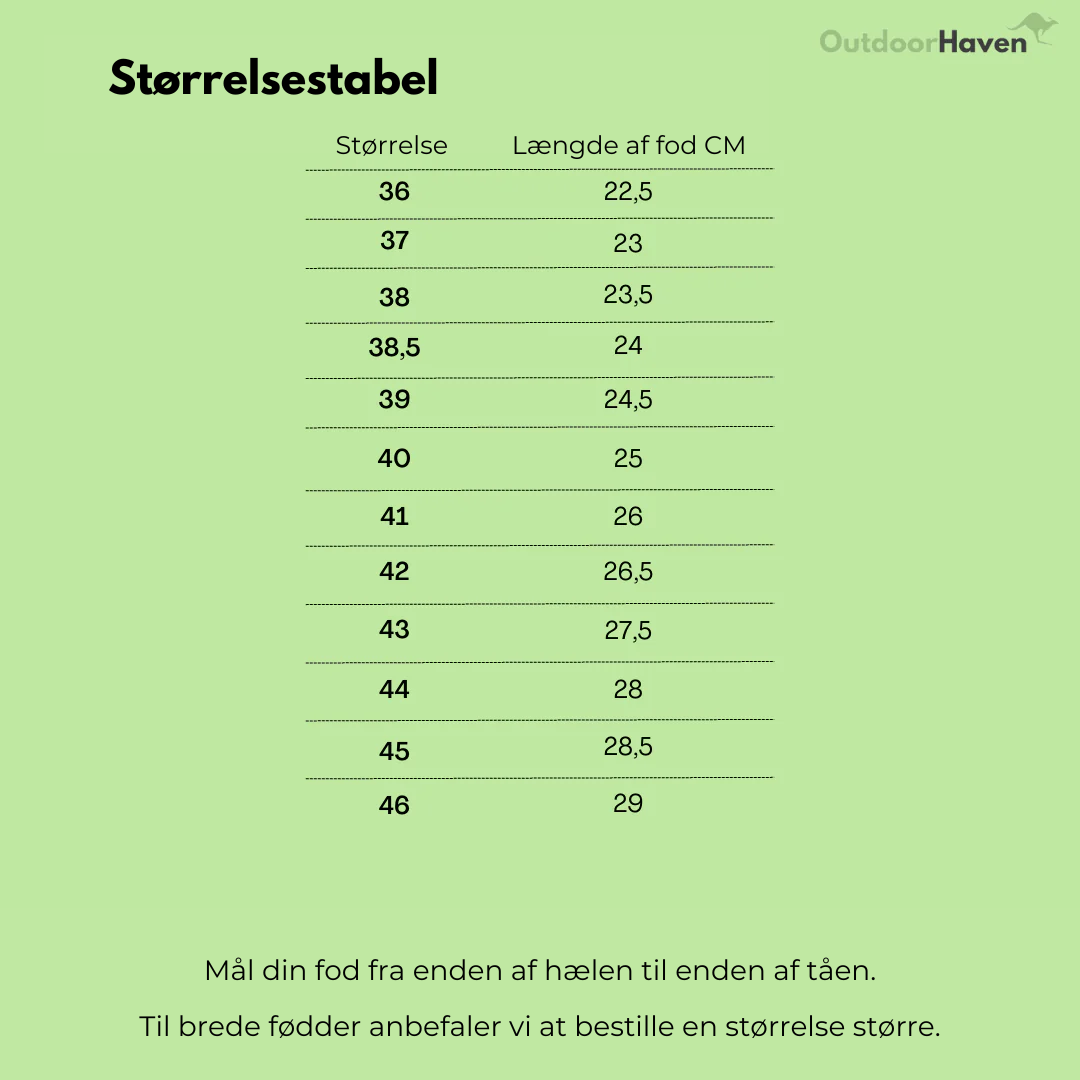 OutdoorHaven - Komfortabel Vandresko - Herre