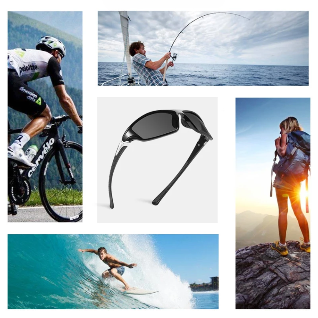 Sportsbriller - Polariserte glass - Utendørs