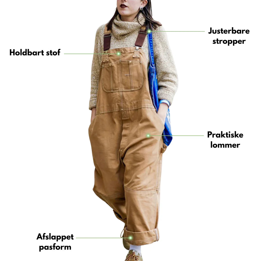 Dame overall – komfortabel pasform & praktiske lommer – casual