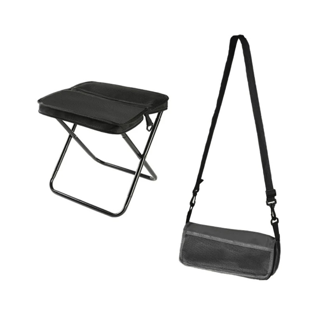 Foldestol Camping Mini – Bæretaske Skammel – Ultralet