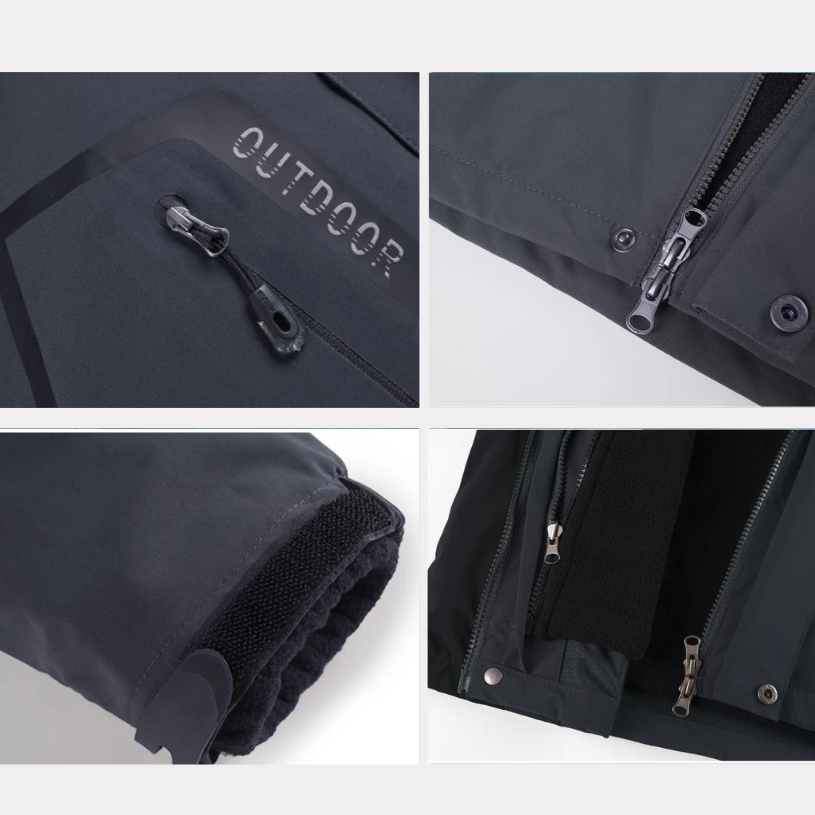 Herre Softshell Sæt – Outdoor Jakke – Vandrebukser