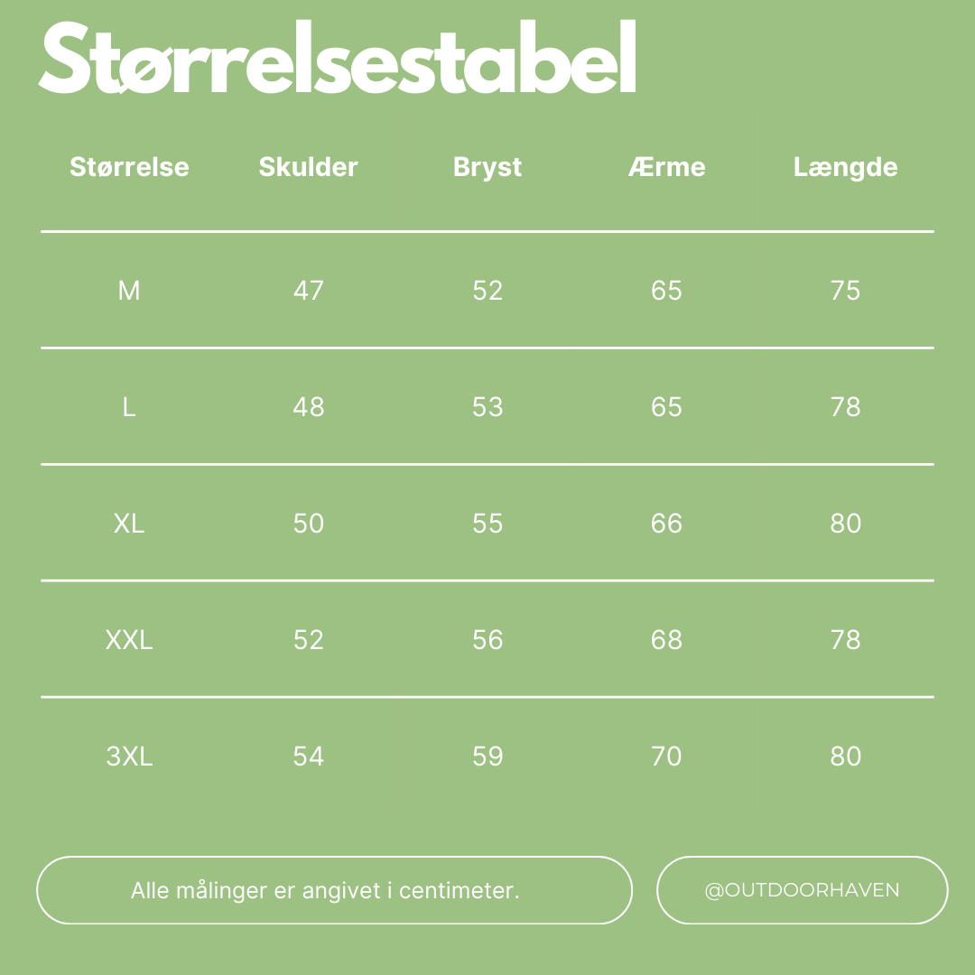 OutdoorHaven taktisk hættetrøje