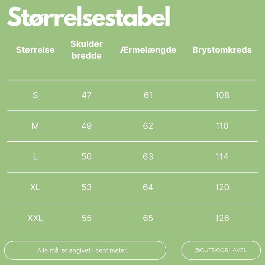 OutdoorHaven-skjorte - ærmer med lynlås