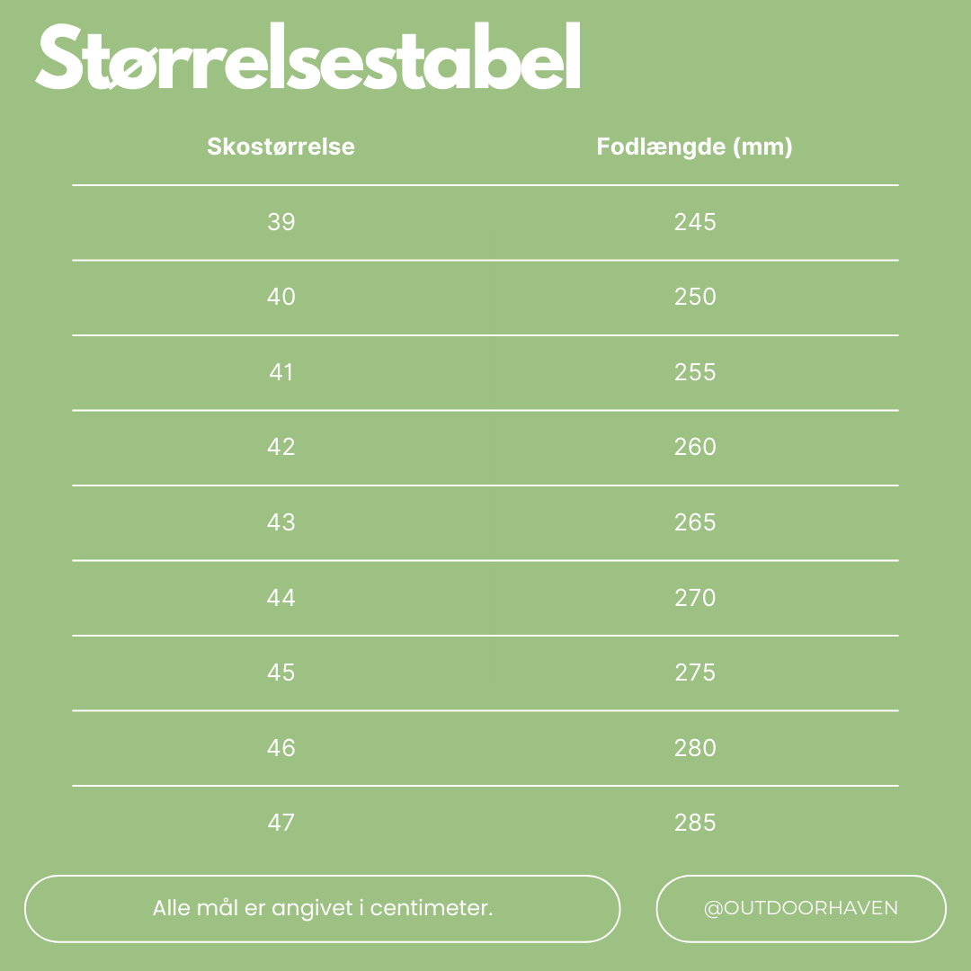 Udendørs sko - Åndbar