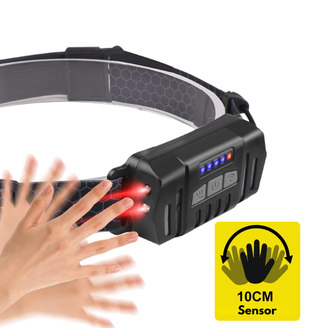 Sensor LED-pandelampe - Teleskopisk