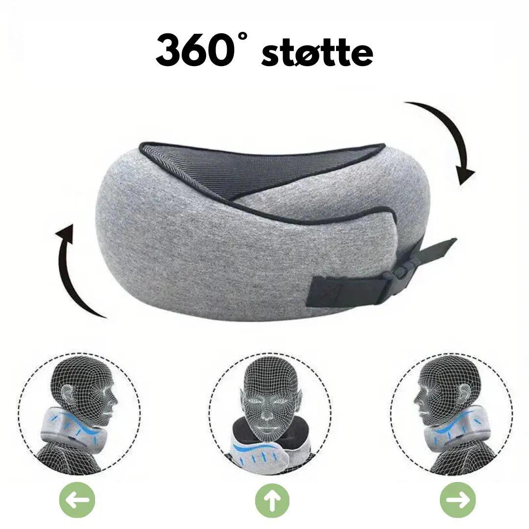 360° Nakkestøtte - Reisepute