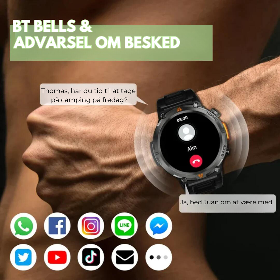 Utendørs smartklokke - IOS & Android