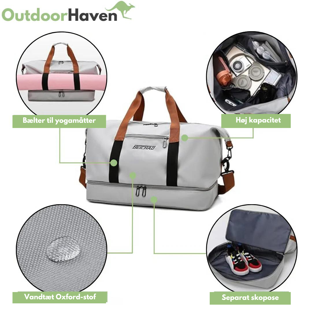 Sportstaske - Rejsetaske - Vandafvisende