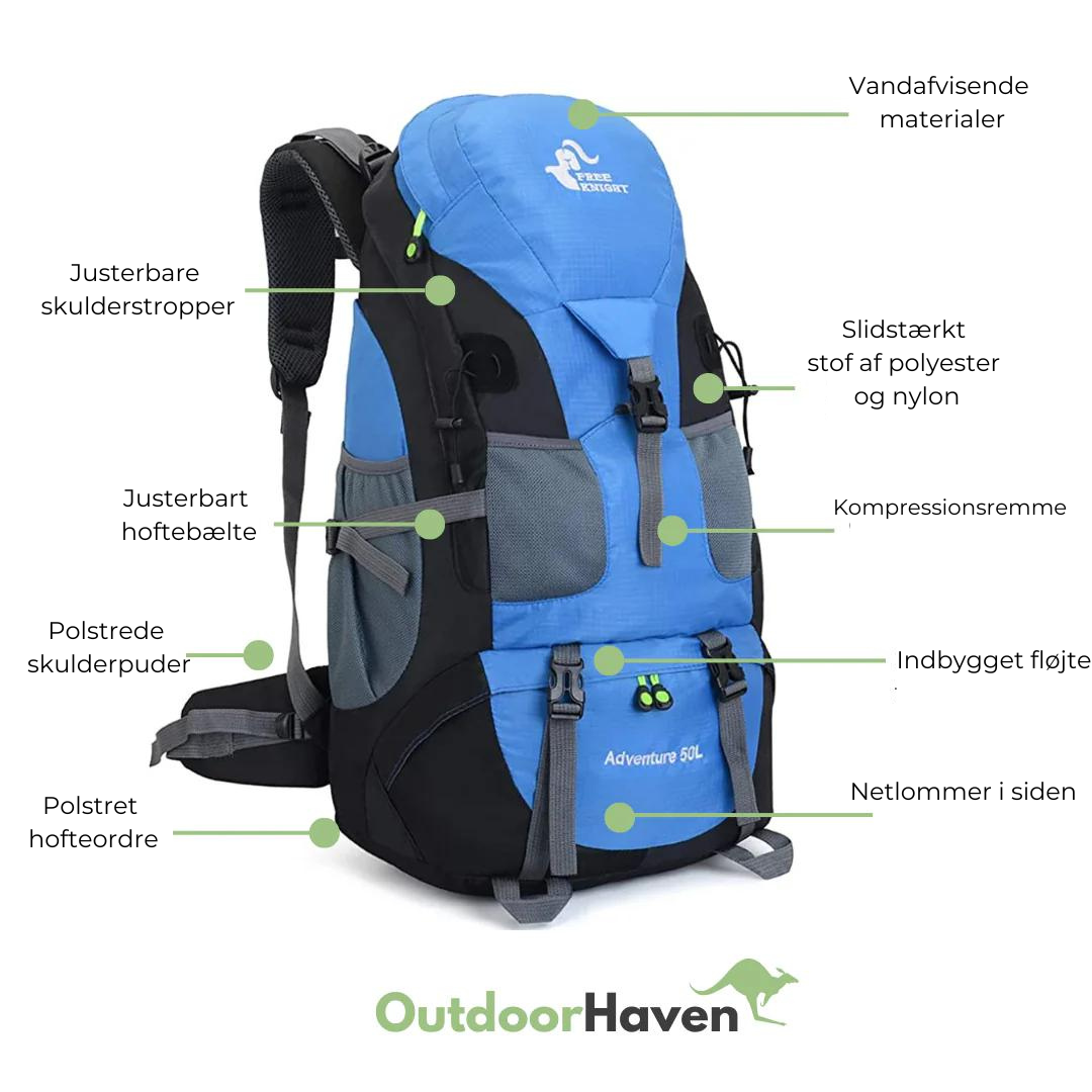 Rygsæk - Vandtæt - 50L