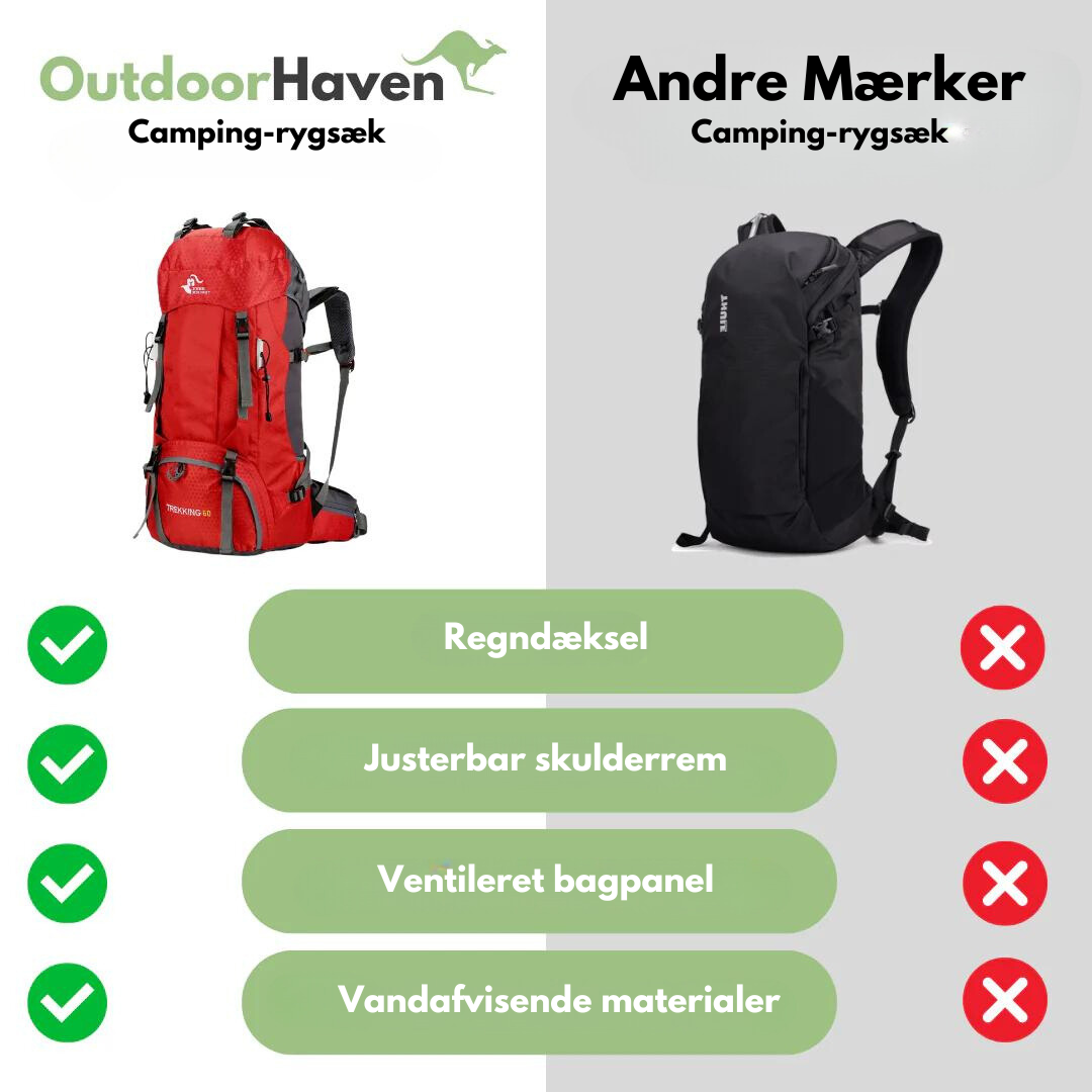 Rygsæk 60L - Udendørs