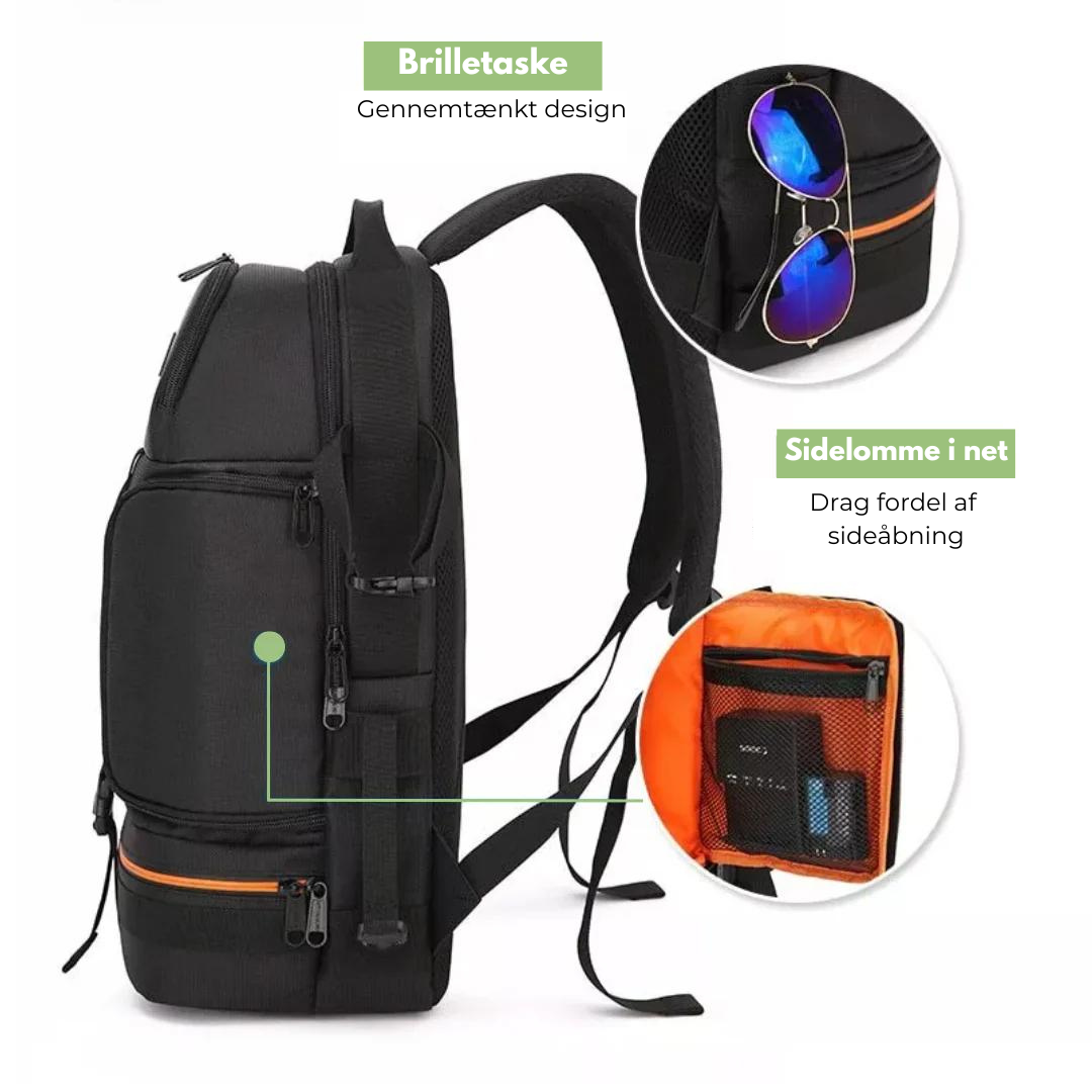 Kamera-rygsæk - vandtæt