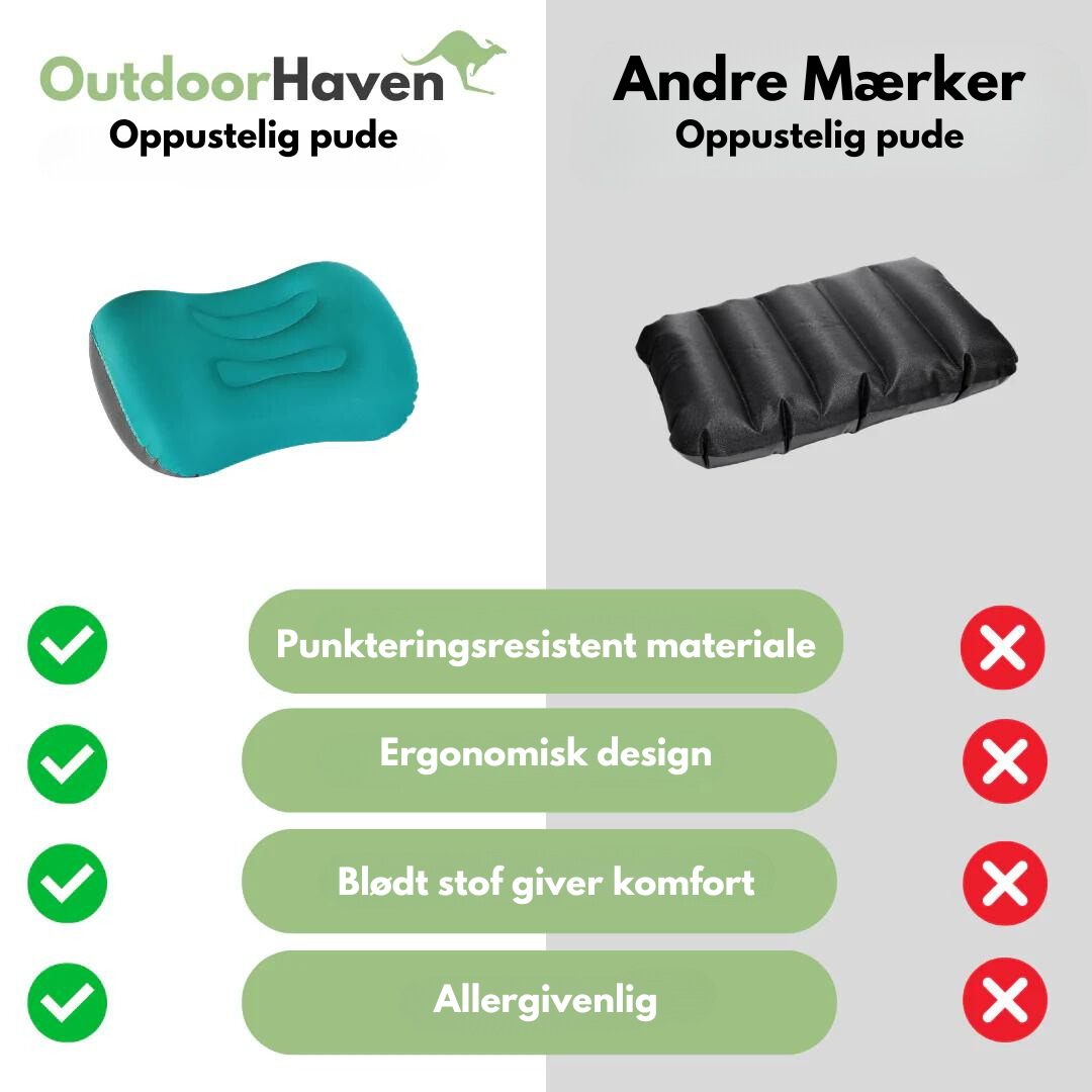 Oppustelig pude - Camping