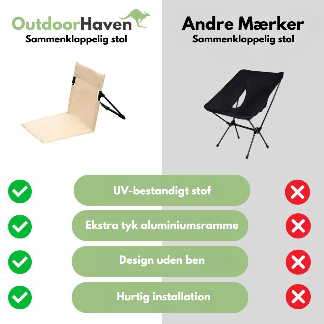 Foldestol - Udendørs