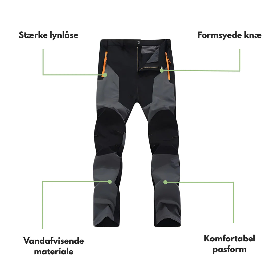 Herre Outdoorbukser – Vanntett – Pustende Komfort