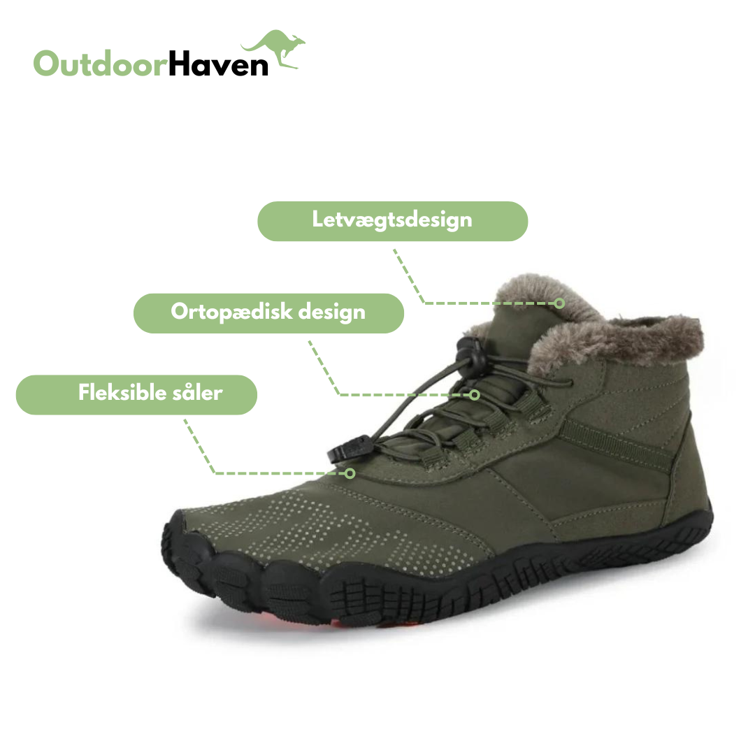 Vinterbarfodssko - ortopædisk - komfort og støtte