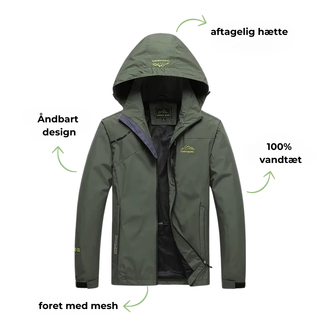 Vindjakke - Udendørs - Vandtæt