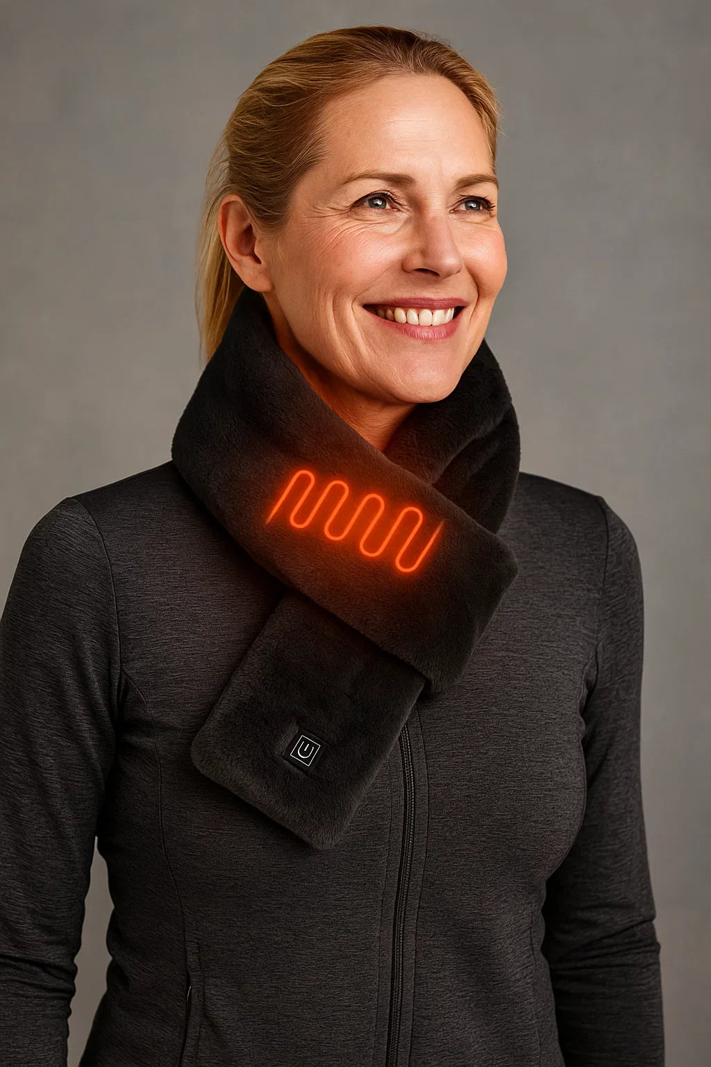 Opvarmet Vinterskærf – 3 Indstillinger – Genopladelig