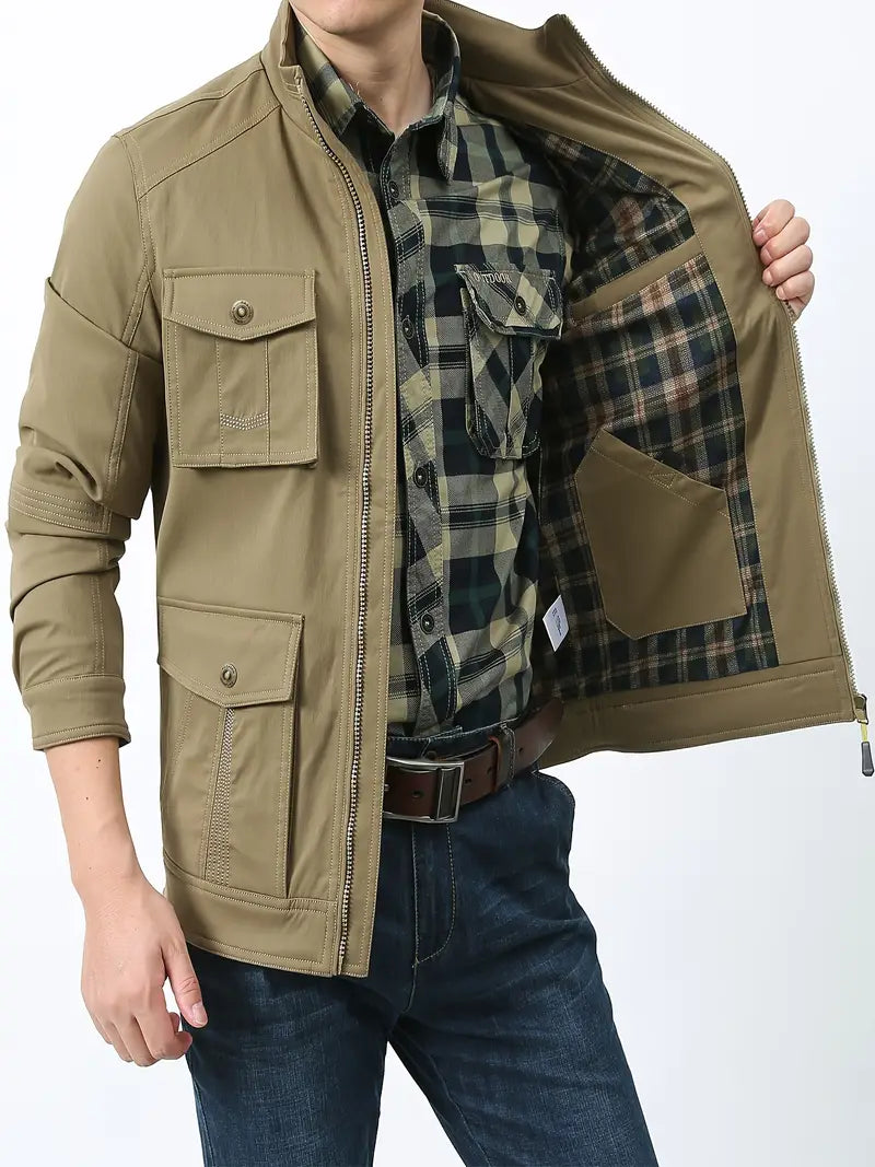 Udendørs jakke til mænd - 100% nylon