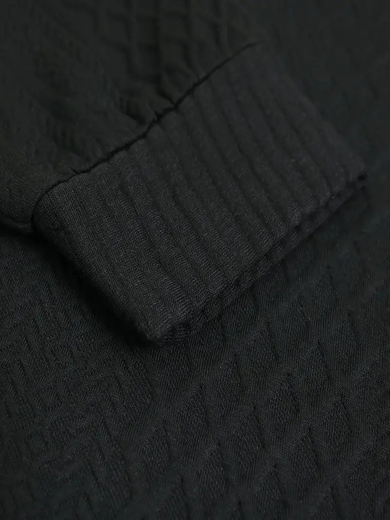 Udendørs Strikket Sweater med Lapper