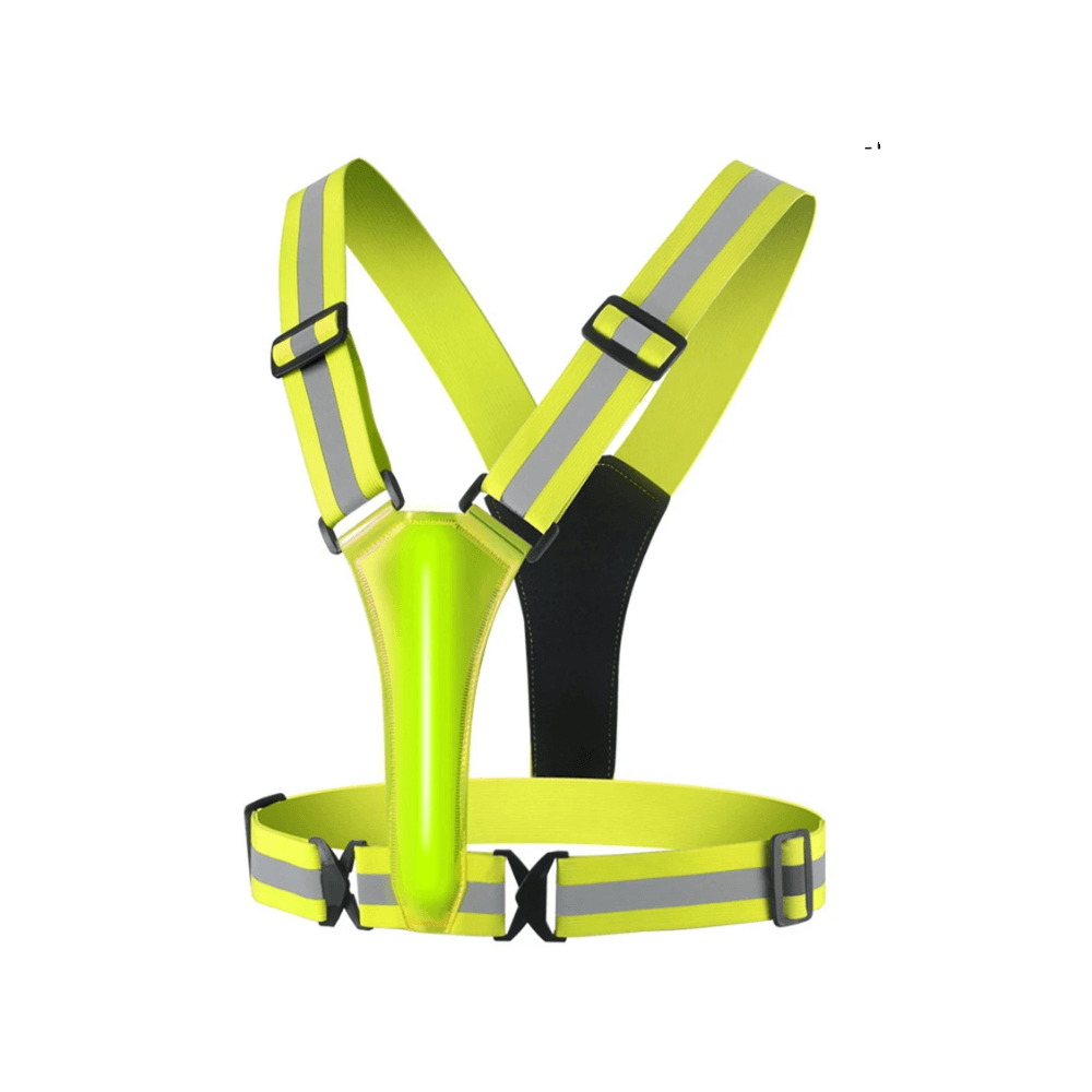 Cyklist med reflexvest over jakke