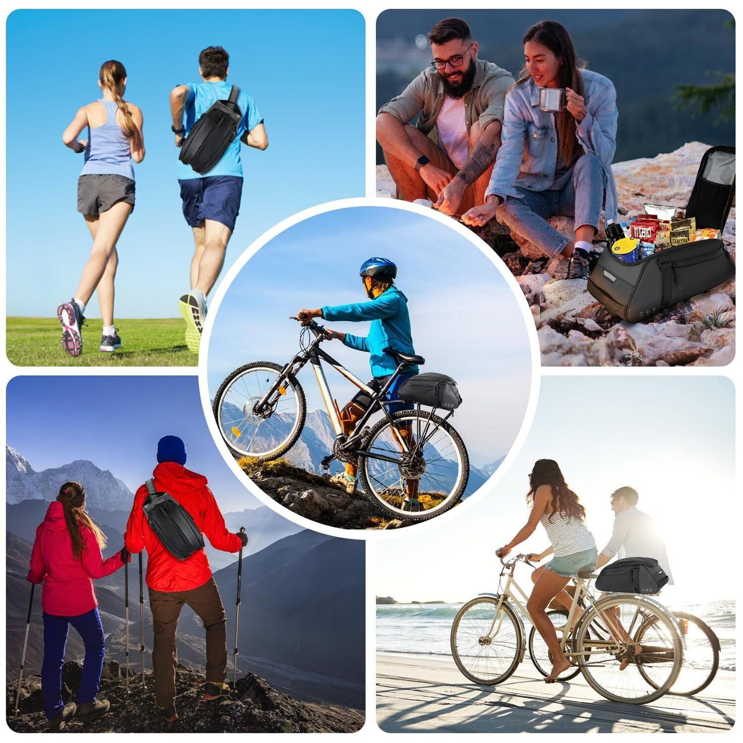 Bæretaske til cykel - 8L