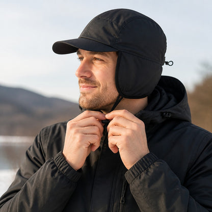 Pilothue med øreklapper - Vinterhue med fleecefor - Vandafvisende – 8