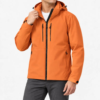 Skaljakke unisex i orange – produktfoto