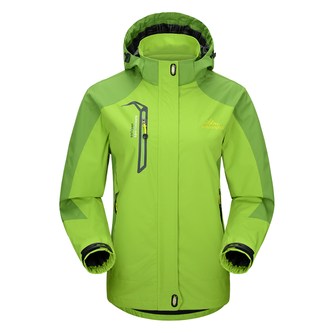 Softshell jakke dame i lilla set bagfra