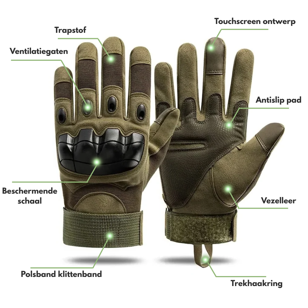 Taktiske Handsker – Knyttebeskyttelse – Anti-Slip & Touchscreen