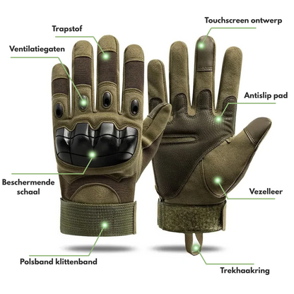 Taktiske Handsker – Knyttebeskyttelse – Anti-Slip & Touchscreen