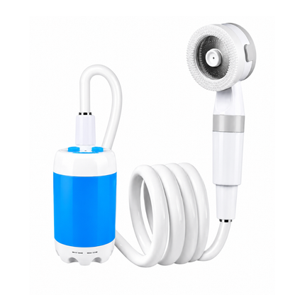 Bærbar Campingbruser Pumpe 5000mAh – Genopladelig – Komplet Sæt