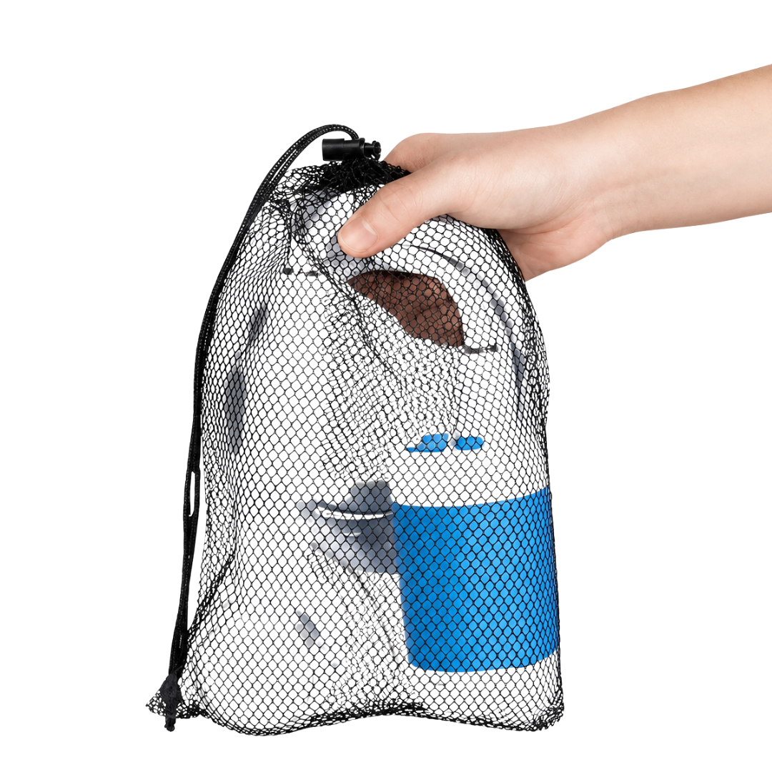 Bærbar Campingbruser Pumpe 5000mAh – Genopladelig – Komplet Sæt