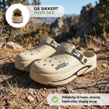 Herre Komfort Clogs – Skridsikker Sål – Åndbart Casual Design
