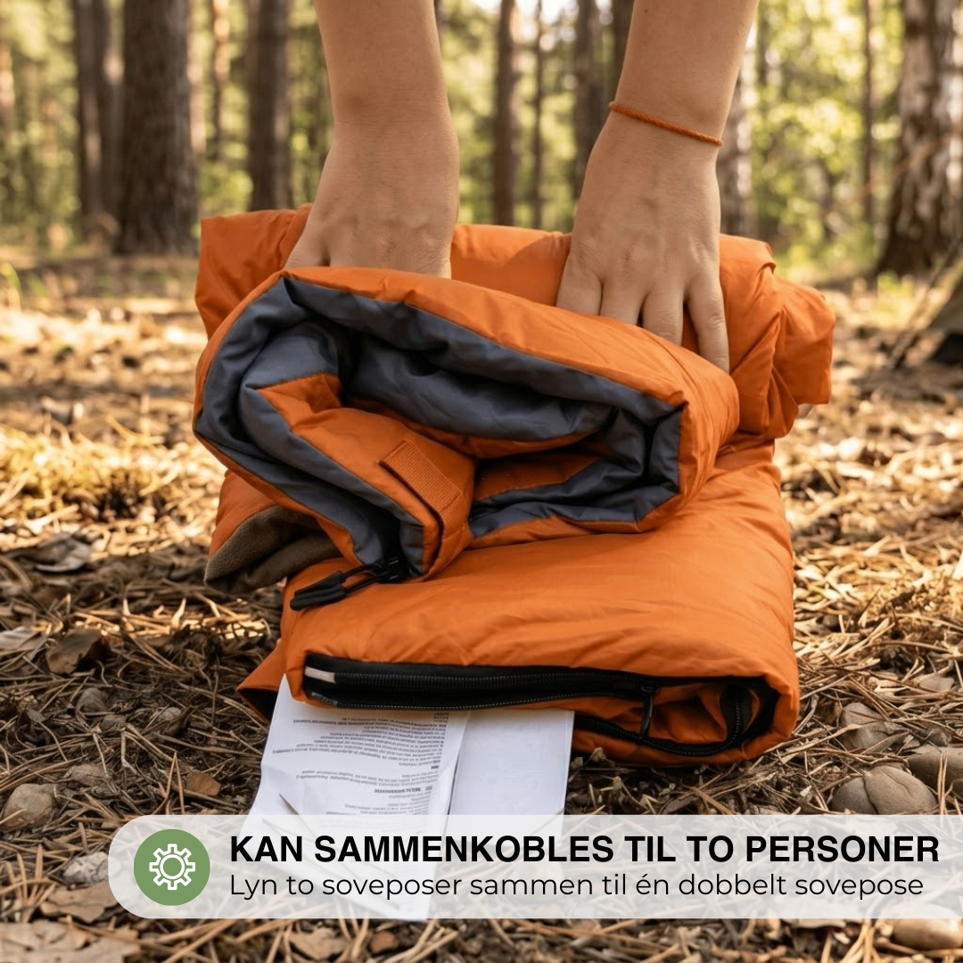 Kuvert Sovepose – Sammenkoblingsbar Dobbelt – 3 Sæsoner