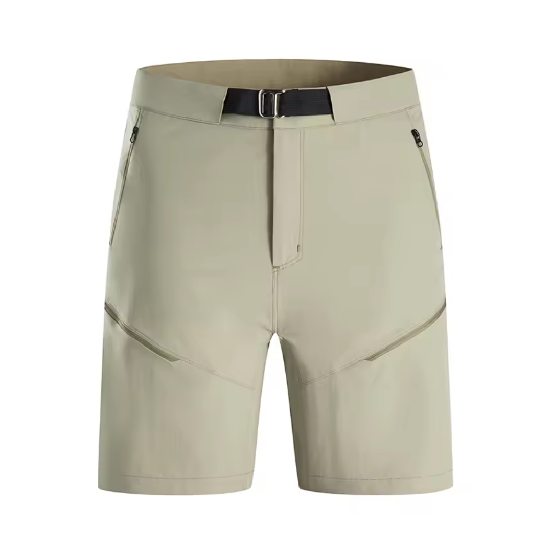 Herre Stretch Slim Fit Vandreshorts - Hurtigtørrende - Lynlåslommer