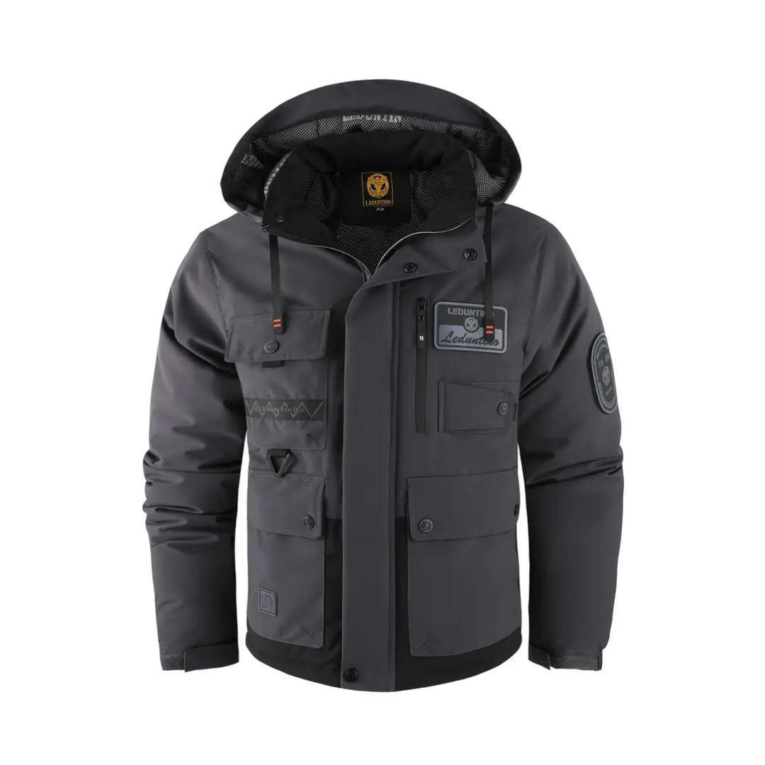 Herre Vatteret Outdoor Jakke – Aftagelig Hætte – Efterår & Vinter