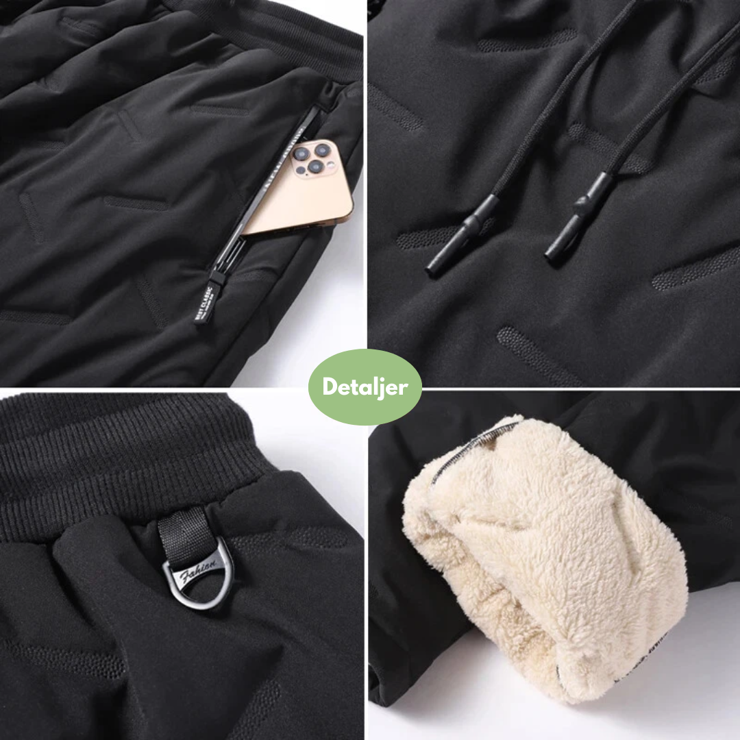 Herre Termo Joggingbukser – Foret & Vandtæt – Vinter