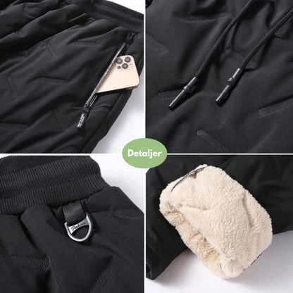 Herre Termo Joggingbukser – Foret & Vandtæt – Vinter