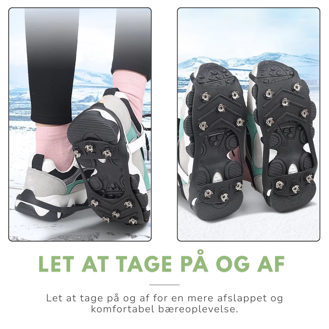Anti-Slip Sko Pigge – 8 Tænder – Is & Sne Greb